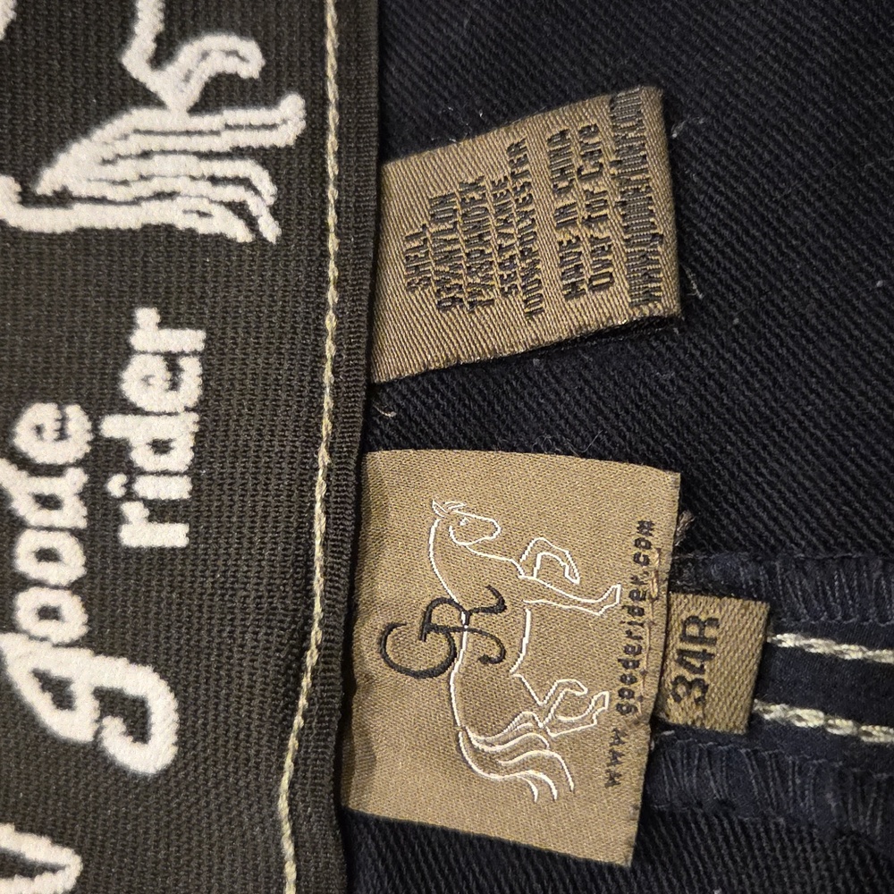 Goode Rider Full Seat Breeches Size 34 R - Picture 6 of 11